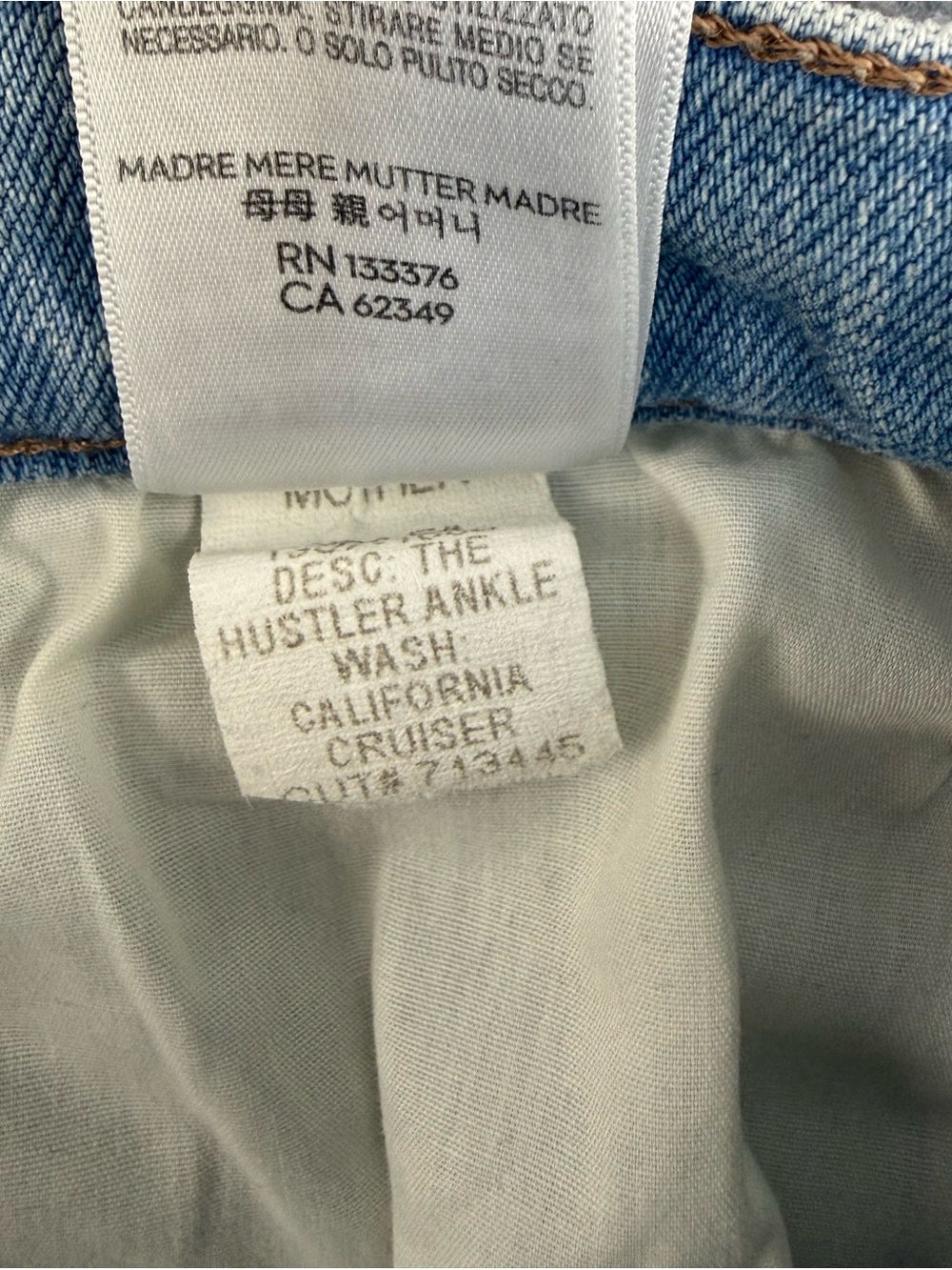 NWT Mother The Hustler Ankle in the California Cruiser - Picture 13 of 13